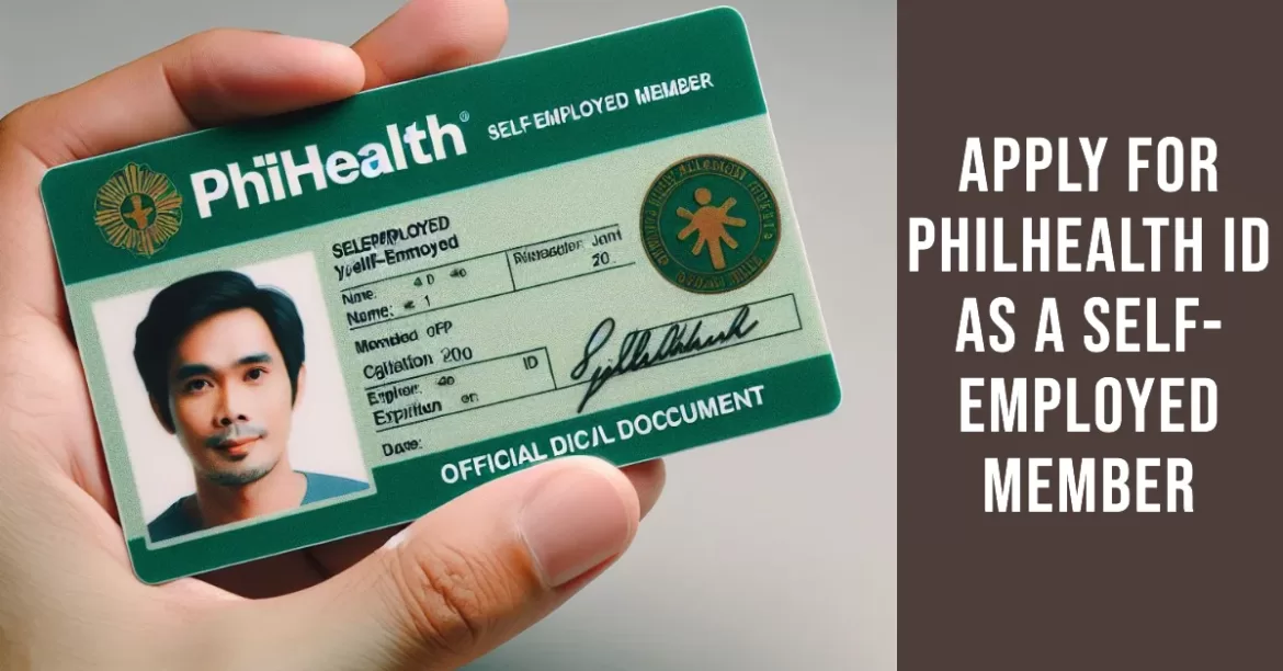 philhealth id registration as self employed member
