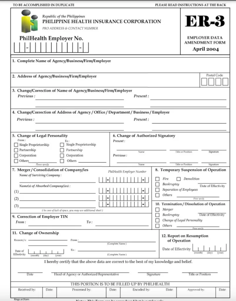 PhilHealth Data Amendment Request Form: Complete Guide 2024