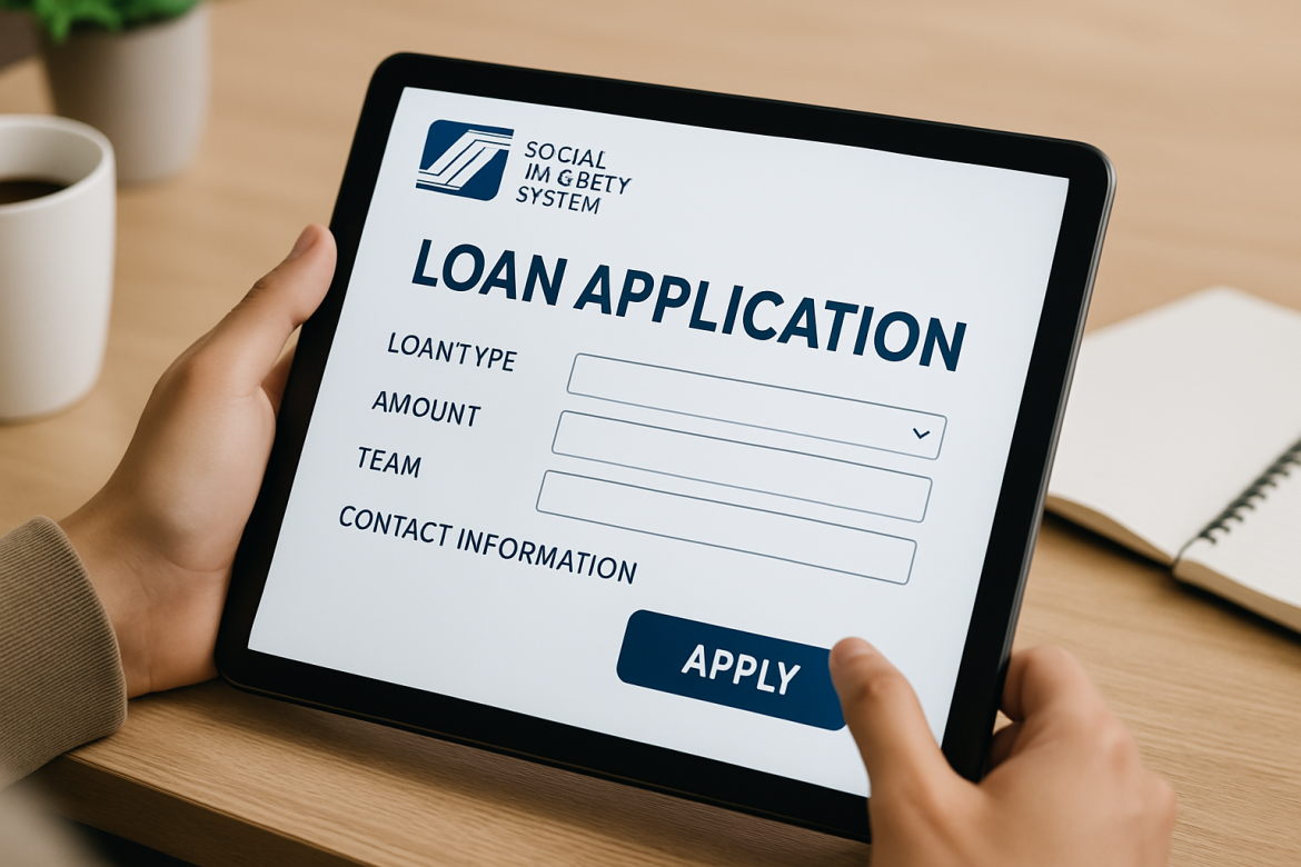 sss salary loan application process 2025